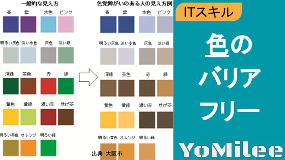 【色のバリアフリー】カラーユニバーサルデザインとは？見やすい配色の基本とTips